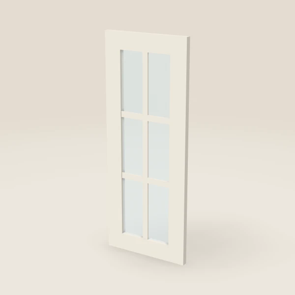 Glass Door with Mullion for W2430B (11-11/16" × 29-5/16") — Townplace Crema, 3D picture