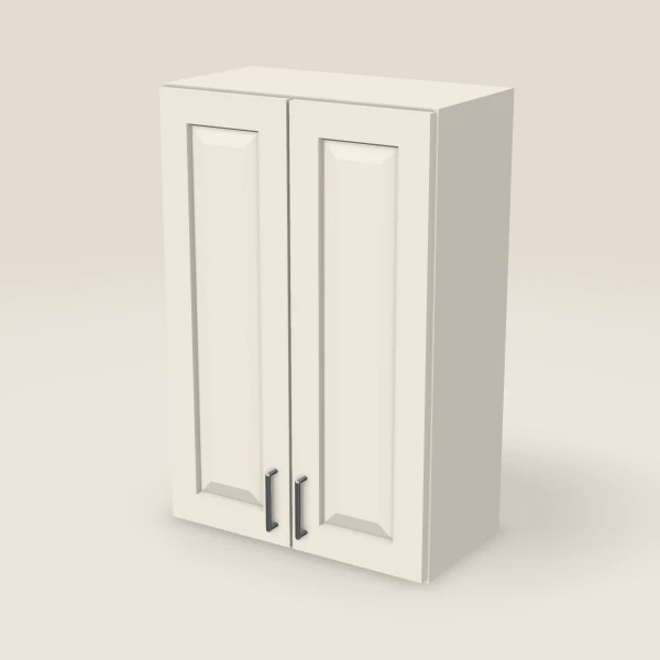 24" Wall Cabinet — 36" High, Double Door — Townplace Crema, 3D picture