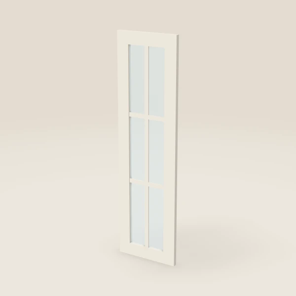 Glass Door with Mullion for W2442B (11-11/16" × 41-5/16") — Townplace Crema, 3D picture