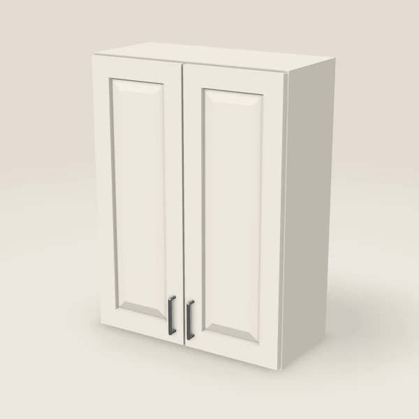 27" Wall Cabinet — 36" High, Double Door — Townplace Crema, 3D picture