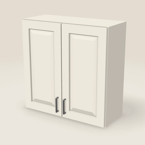 30" Wall Cabinet — 30" High, Double Door — Townplace Crema, 3D picture