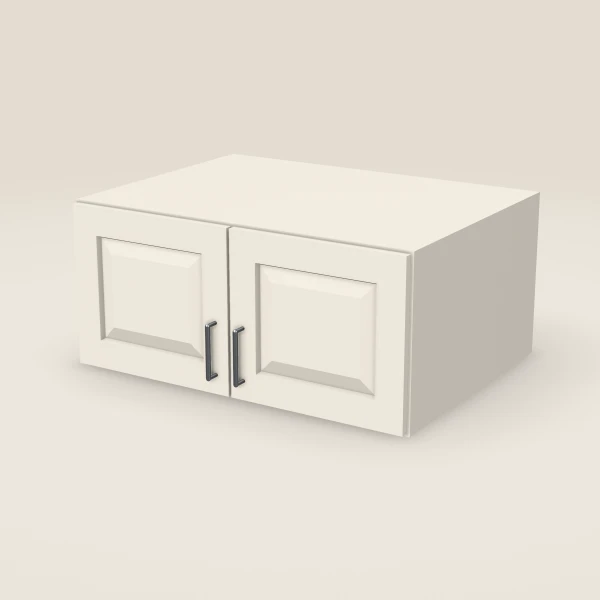 33" Wall Cabinet — 15" High, 24" Deep, Double Door — Townplace Crema, 3D picture