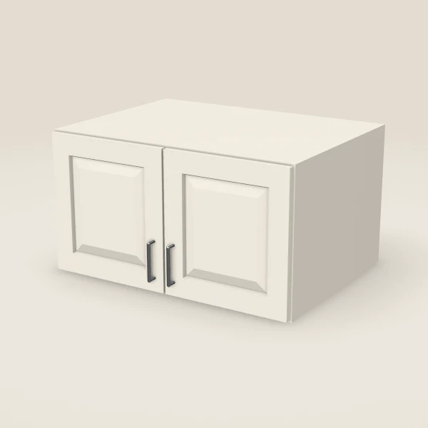 33" Wall Cabinet — 18" High, 24" Deep, Double Door — Townplace Crema, 3D picture