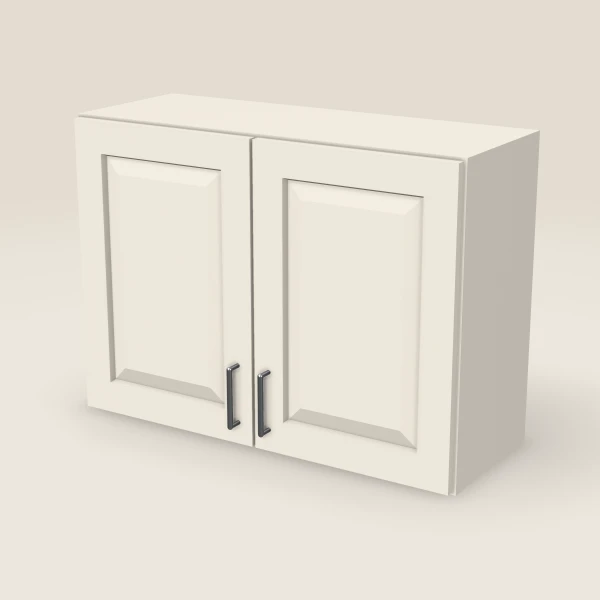 33" Wall Cabinet — 24" High, Double Door — Townplace Crema, 3D picture