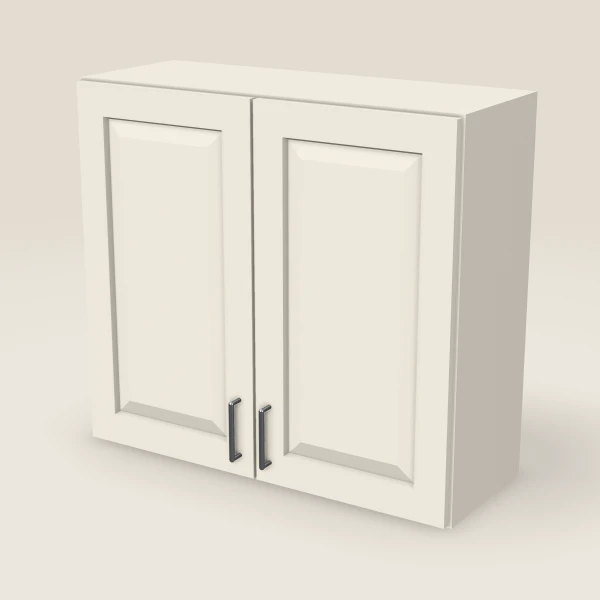 33" Wall Cabinet — 30" High, Double Door — Townplace Crema, 3D picture