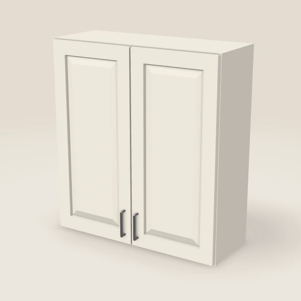 33" Wall Cabinet — 36" High, Double Door — Townplace Crema, 3D picture