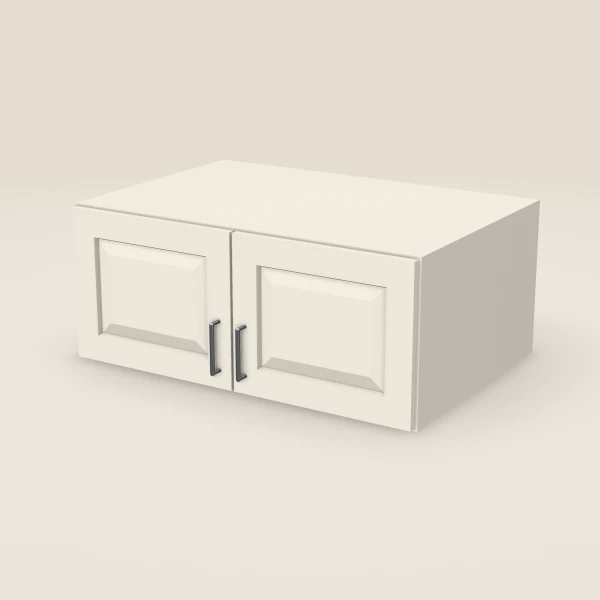 36" Wall Cabinet — 15" High, 24" Deep, Double Door — Townplace Crema, 3D picture