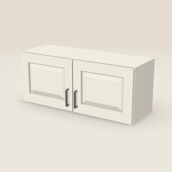 36" Wall Cabinet — 15" High, Double Door — Townplace Crema, 3D picture