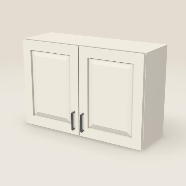 36" Wall Cabinet — 24" High, Double Door — Townplace Crema, 3D picture