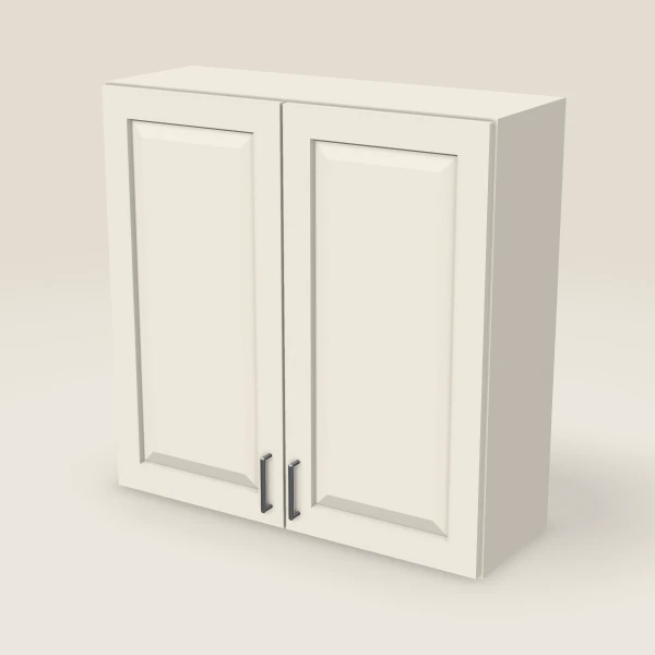36" Wall Cabinet — 36" High, Double Door — Townplace Crema, 3D picture