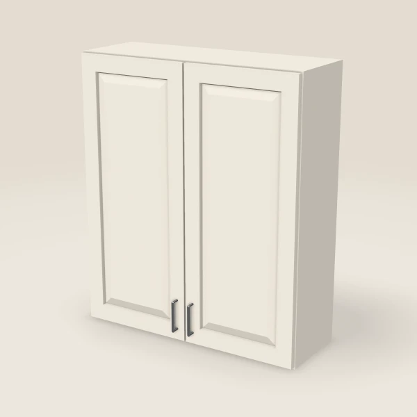 36" Wall Cabinet — 42" High, Double Door — Townplace Crema, 3D picture