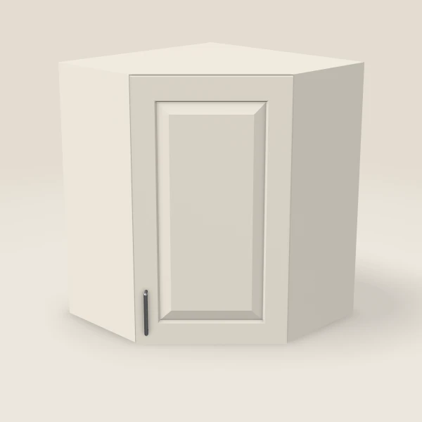 24" Wall Diagonal Corner — 30" High — Townplace Crema, 3D picture
