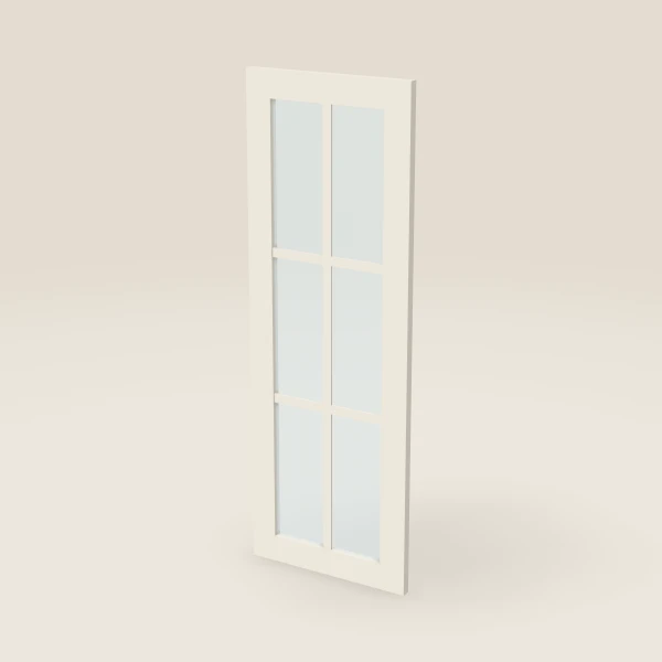 Glass Door with Mullion for WDC274215 (14-11/16" × 41-5/16") — Townplace Crema, 3D picture