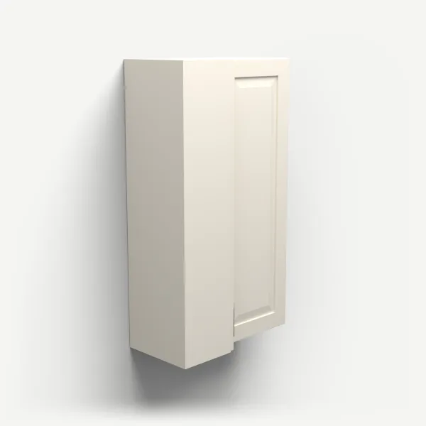 24" Wall Corner Cabinet, Bi-Fold Door — 42" High — Townplace Crema, 3D picture