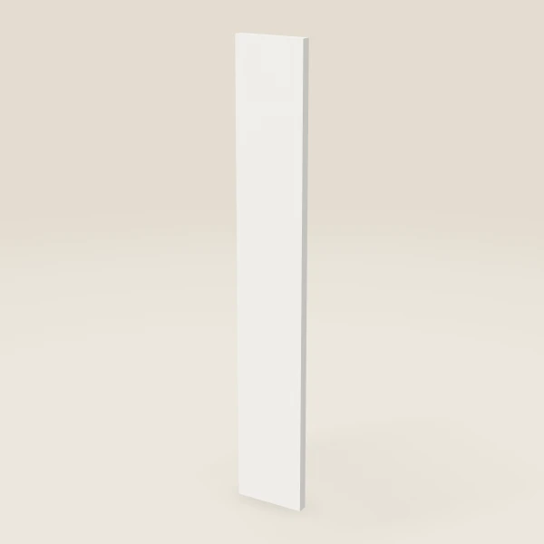 5½" Overlay Filler — 35¼" High — Uptown White, 3D picture