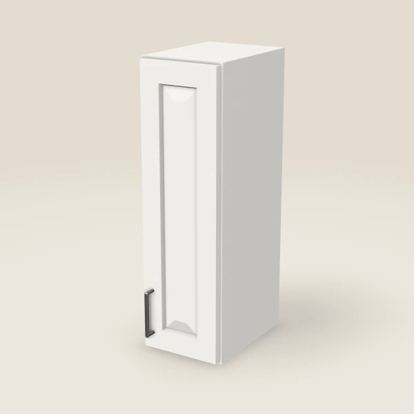 9" Wall Cabinet — 30" High — Uptown White, 3D picture
