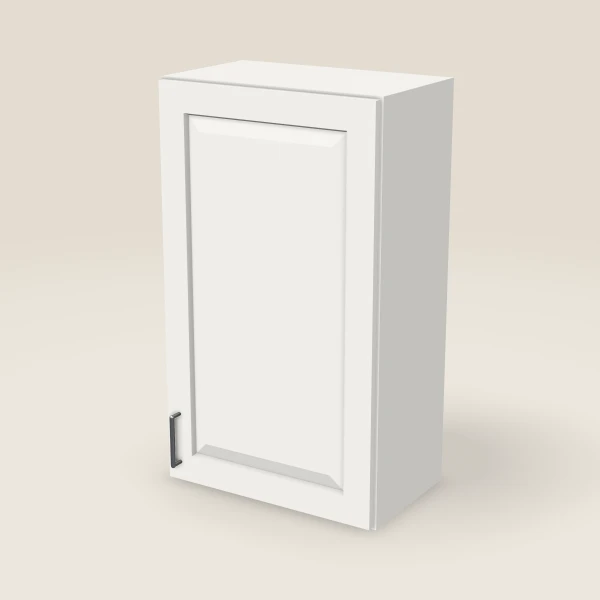 21" Wall Cabinet — 36" High — Uptown White, 3D picture