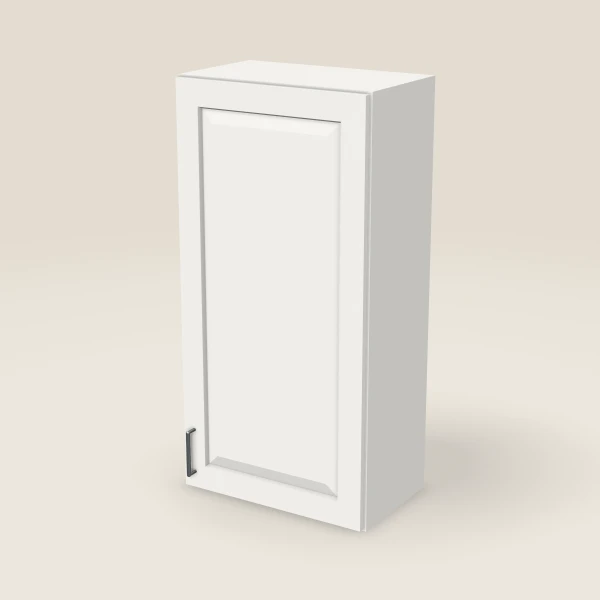 21" Wall Cabinet — 42" High — Uptown White, 3D picture