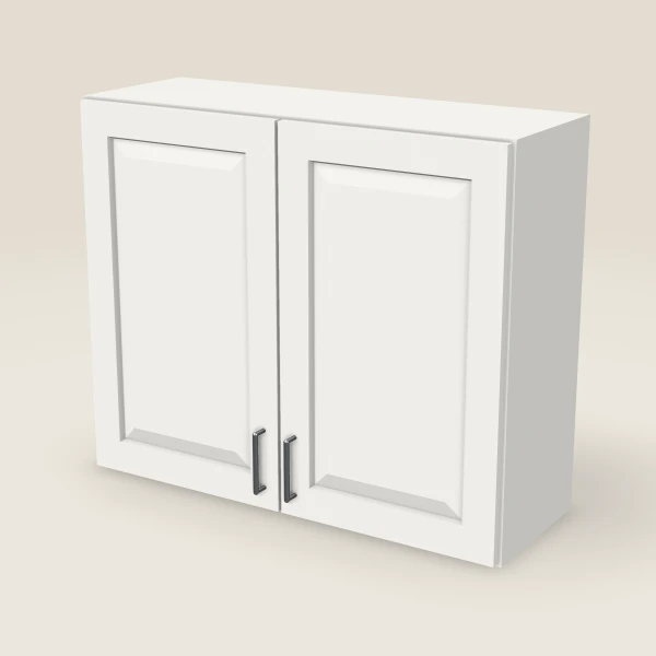 36" Wall Cabinet — 30" High, Double Door — Uptown White, 3D picture
