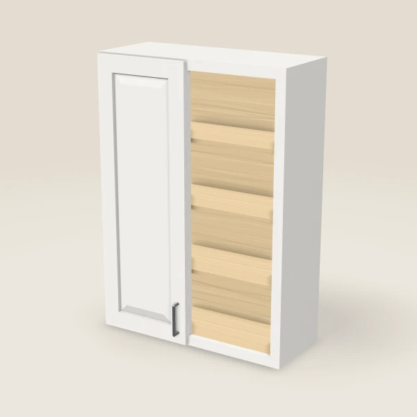 Wall Blind Corner — 42" High — Uptown White, 3D picture