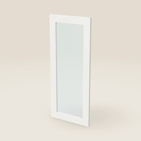 Glass Door for WDC273615 (14-11/16" × 35-5/16") — Uptown White, 3D picture