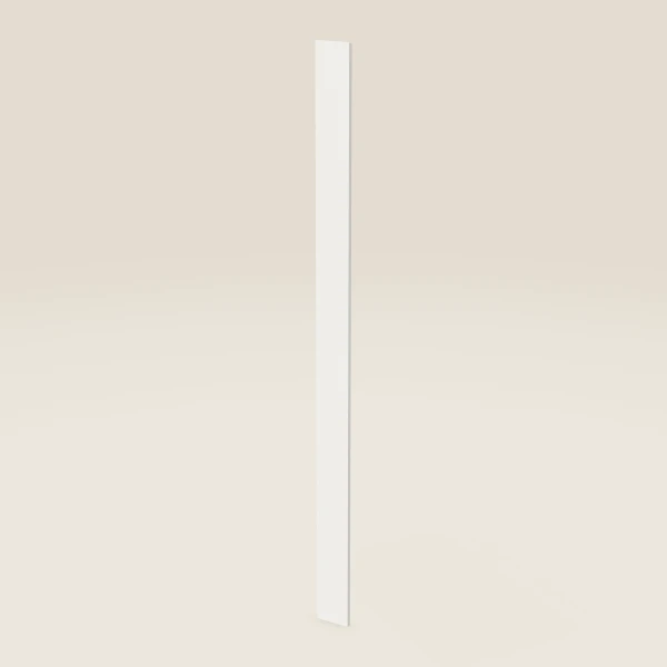 6" Tall Filler — 96" High — Uptown White, 3D picture