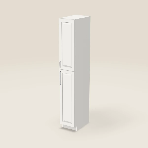 15" Wall Pantry — 96" High — Uptown White, 3D picture