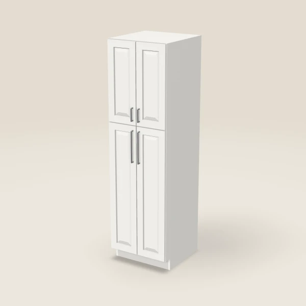 24" Wall Pantry — 84" High — Uptown White, 3D picture