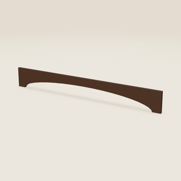Arch Valance — 6" x 48" — Urban Espresso, 3D picture