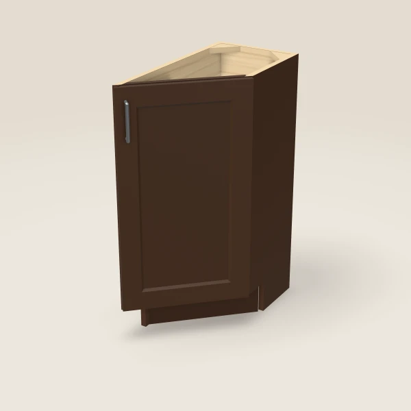 12" Base Transitional — Right — Urban Espresso, 3D picture