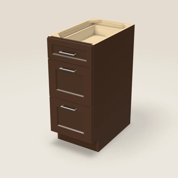 15" Drawer Base — Urban Espresso, 3D picture