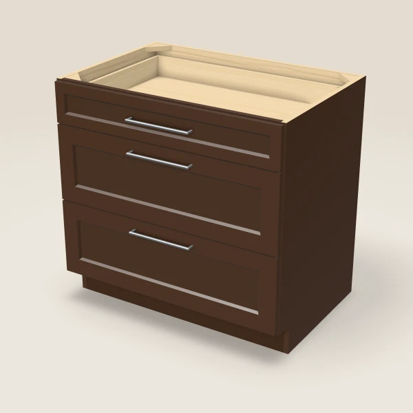 36" Drawer Base — Urban Espresso, 3D picture