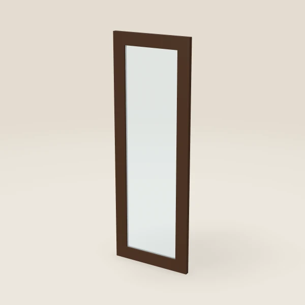 Glass Door — 15" x 42" — Urban Espresso, 3D picture