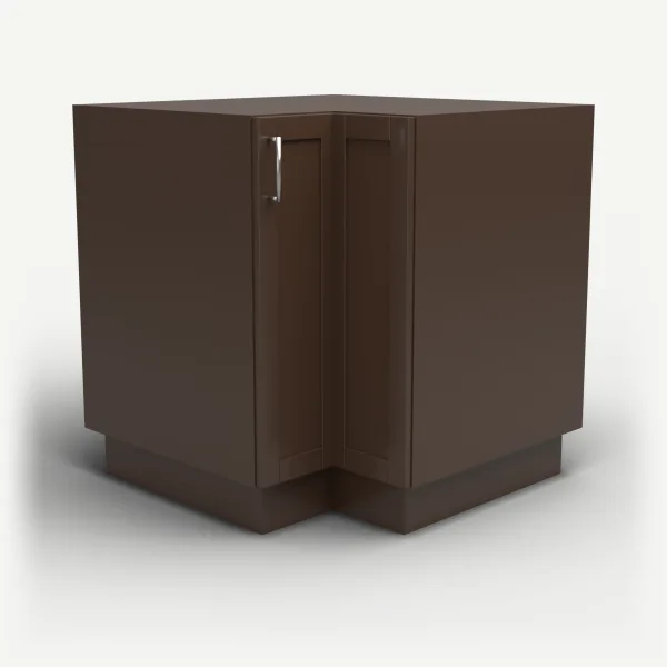 33" Easy Reach Corner Base — Urban Espresso, 3D picture