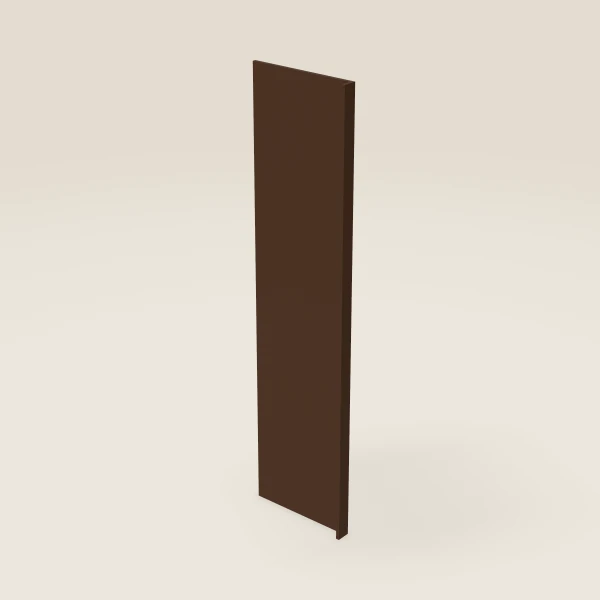 Refrigerator End Panel — 24" x 96", 3" Return — Urban Espresso, 3D picture