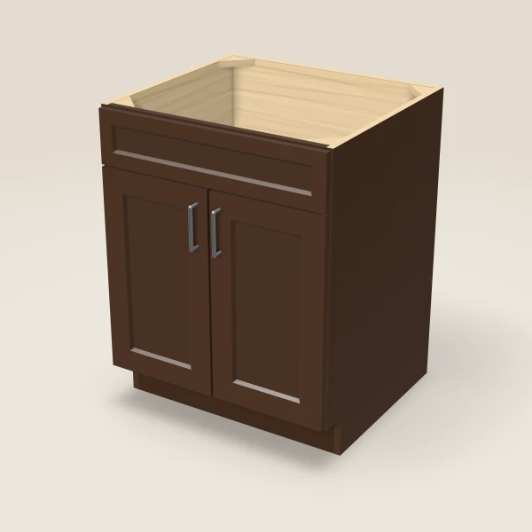 27" Sink Base — Urban Espresso, 3D picture