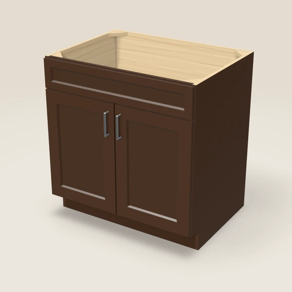 33" Sink Base — Urban Espresso, 3D picture