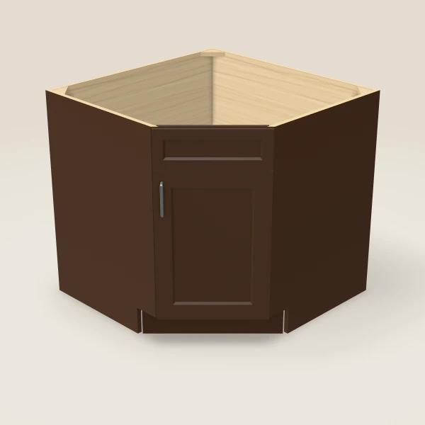 36" Corner Sink Base — Urban Espresso, 3D picture