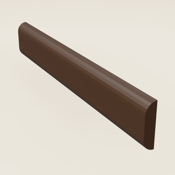 Scribe Moulding (Double) — 8' — Urban Espresso, 3D picture