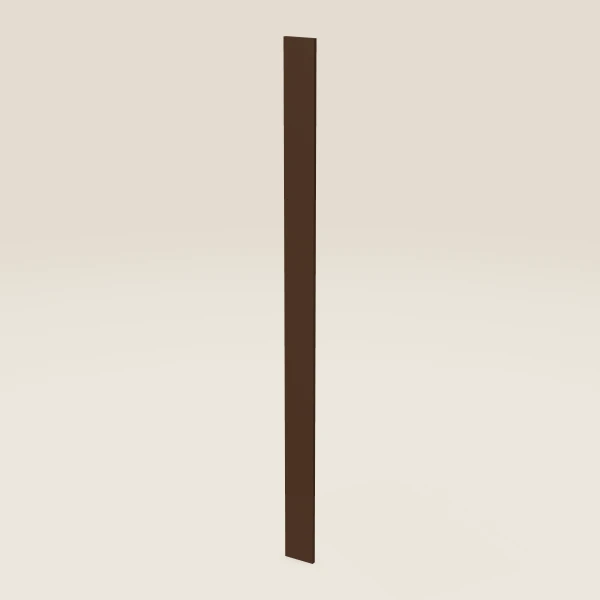 6" Tall Filler — 96" High — Urban Espresso, 3D picture