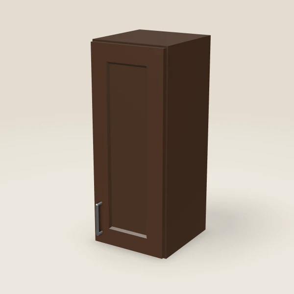 12" Wall Cabinet — 30" High — Urban Espresso, 3D picture