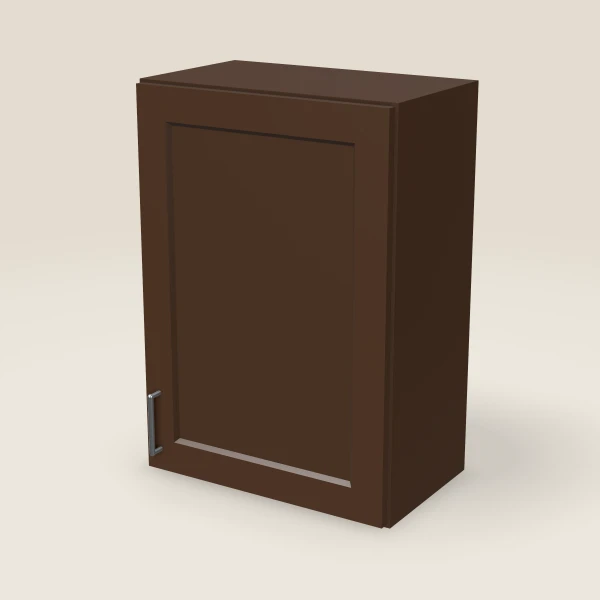 21" Wall Cabinet — 30" High — Urban Espresso, 3D picture