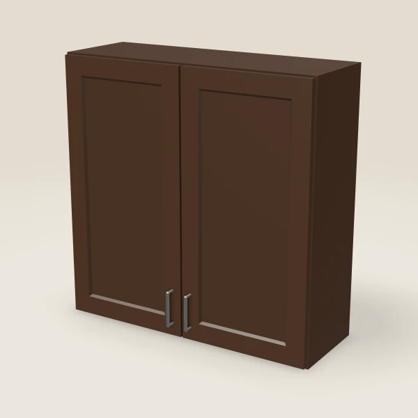 36" Wall Cabinet — 36" High — Urban Espresso, 3D picture