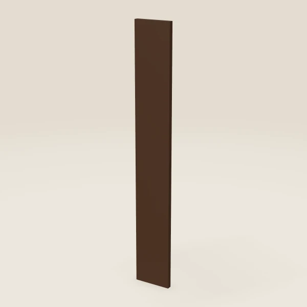 6" Wall Filler — 42" High — Urban Espresso, 3D picture