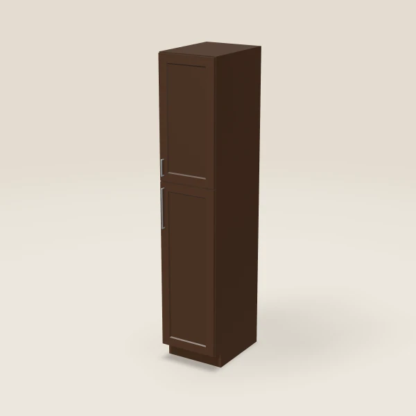 18" Pantry — 90" High — Urban Espresso, 3D picture