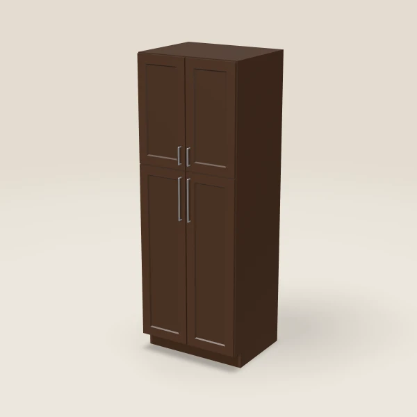 30" Pantry — 84" High — Urban Espresso, 3D picture