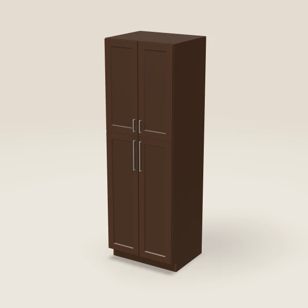 30" Pantry — 90" High — Urban Espresso, 3D picture