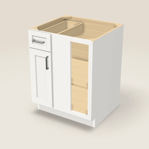 Blind Base — fills 36–39" — Urban White, 3D picture