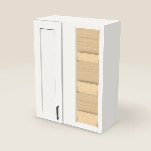 27" Wall Blind Corner — 36" High — Urban White, 3D picture