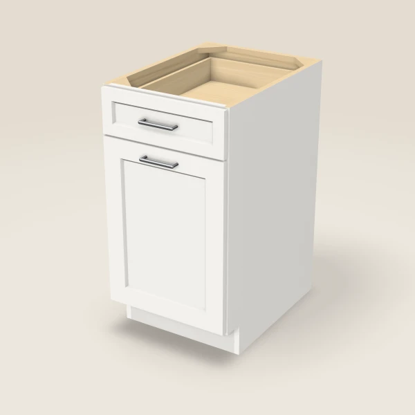 18" Double Waste Basket Base, 3D picture